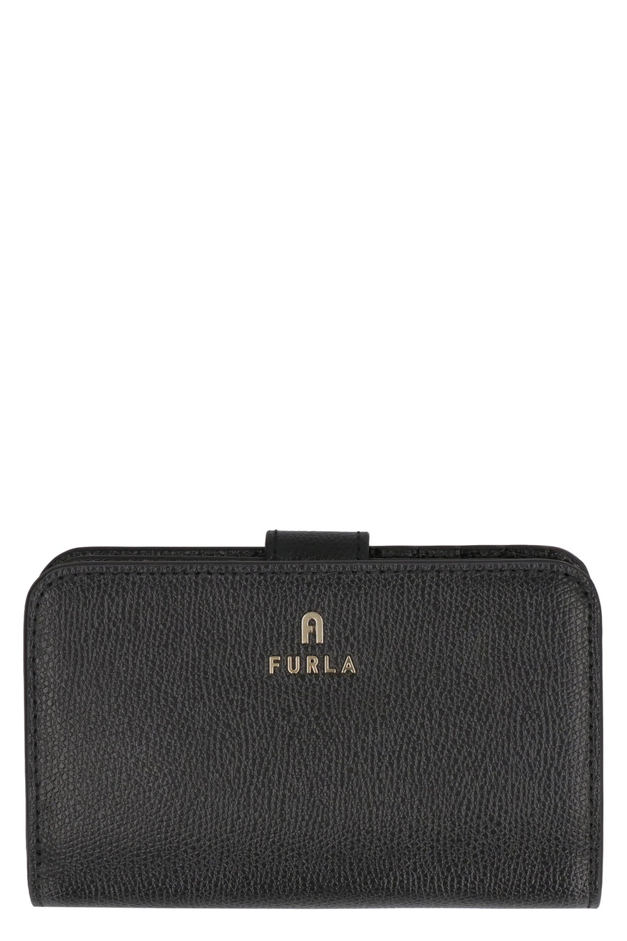 Furla Camelia Wallet — Black Leather