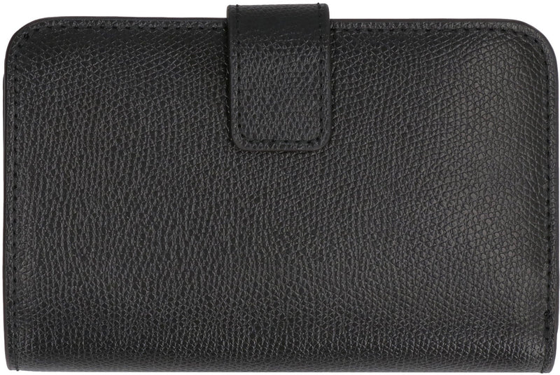 Furla Camelia Wallet — Black Leather