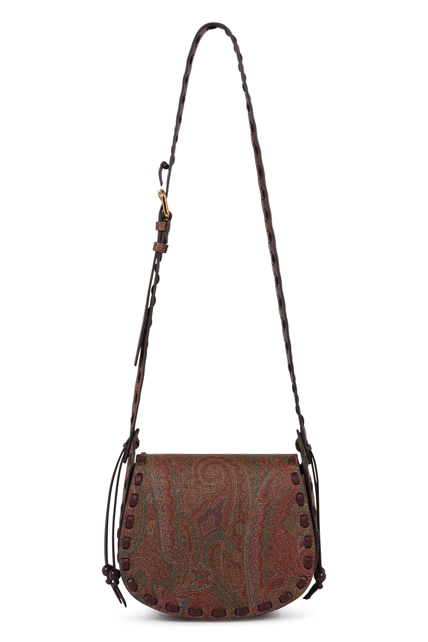 Etro Drya Arnica Crossbody Bag — Brown Cotton
