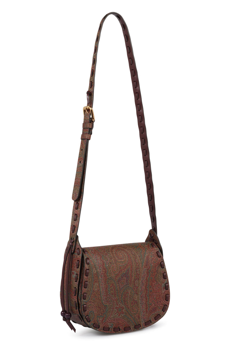 Etro Drya Arnica Crossbody Bag — Brown Cotton