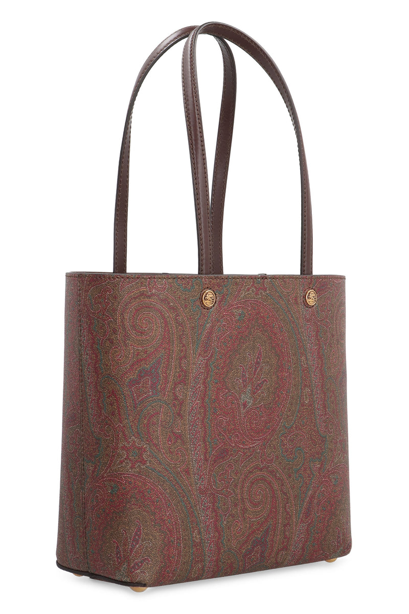 Etro Essential Tote Bag — Brown Pvc