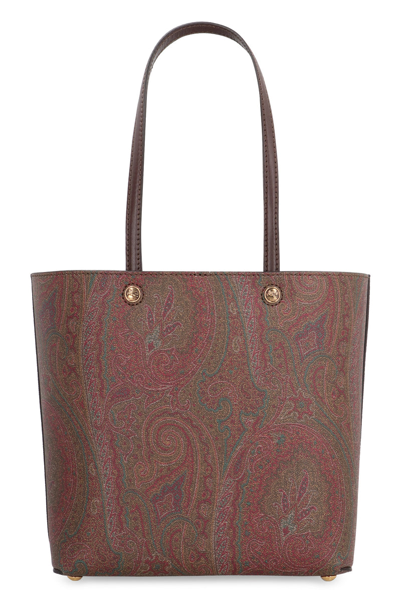 Etro Essential Tote Bag — Brown Pvc