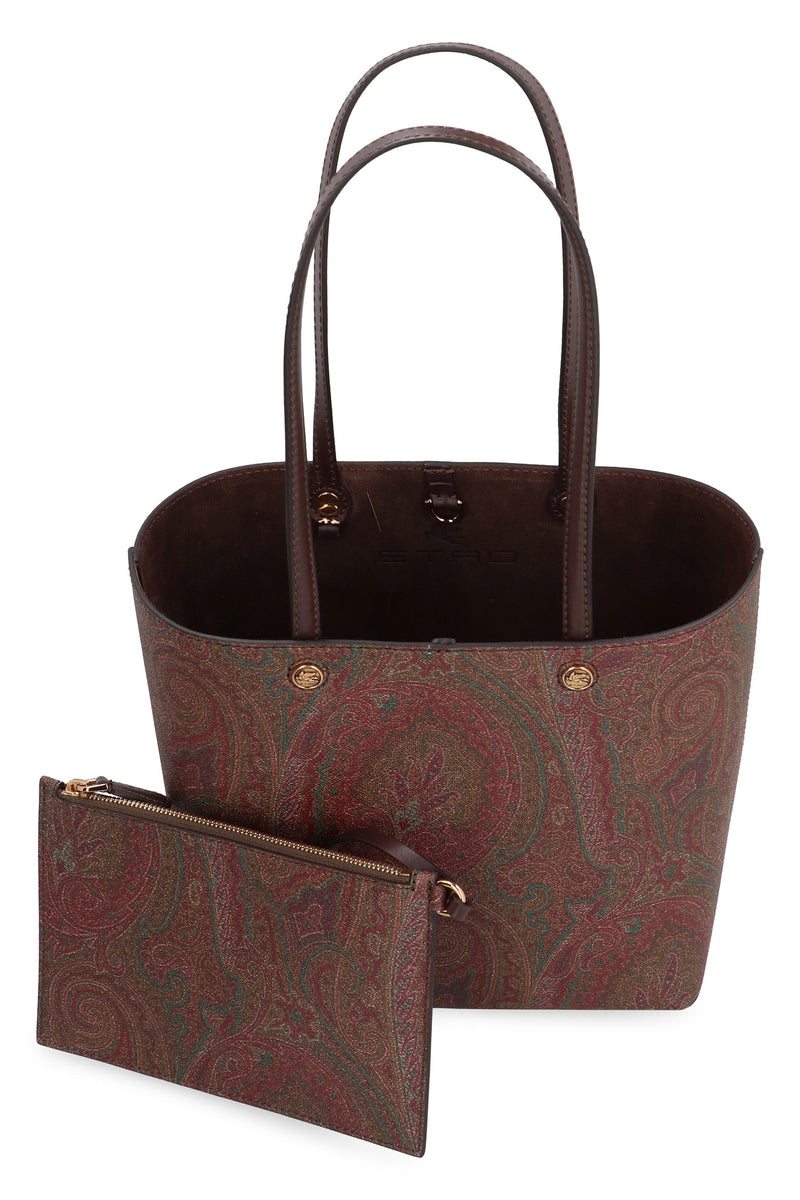 Etro Essential Tote Bag — Brown Pvc
