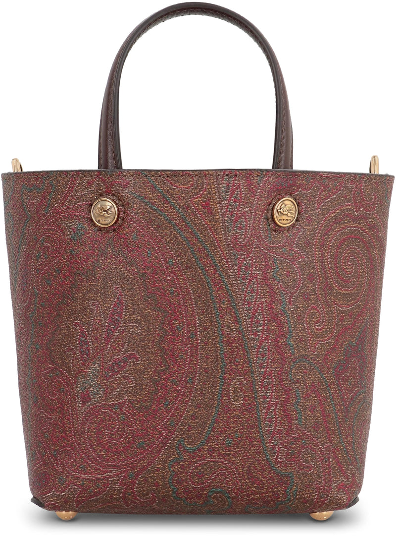 Etro Essential Tote Bag — Brown Cotton