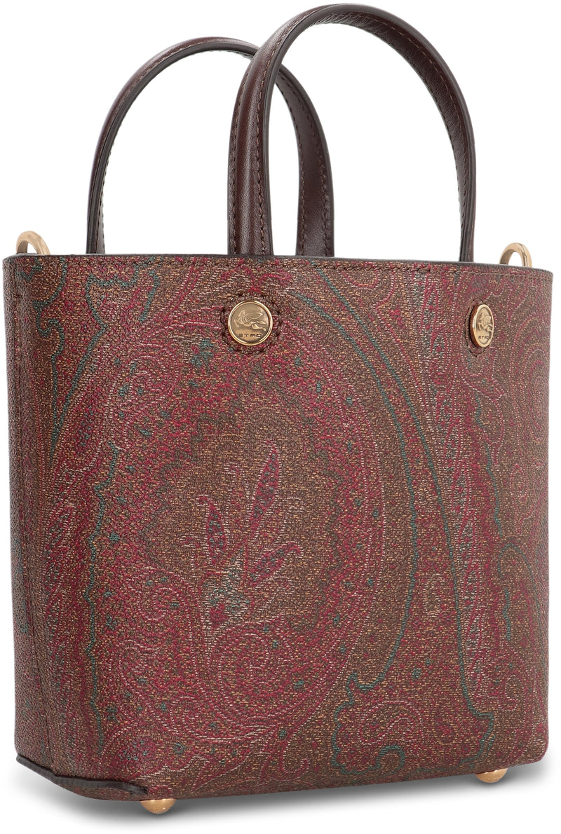 Etro Essential Tote Bag — Brown Cotton