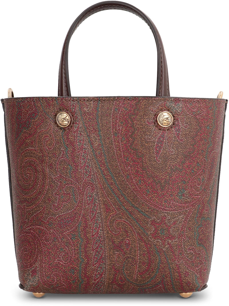 Etro Essential Tote Bag — Brown Cotton