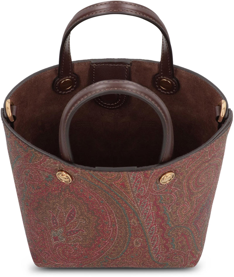 Etro Essential Tote Bag — Brown Cotton