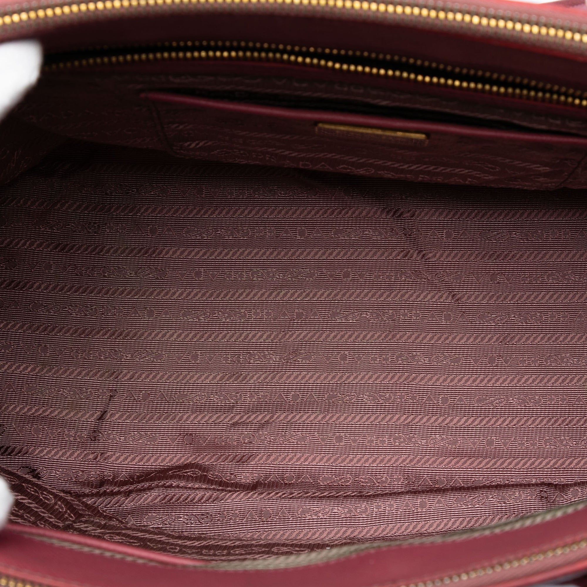 Medium Saffiano Lux Galleria Double Zip Satchel - Image 4