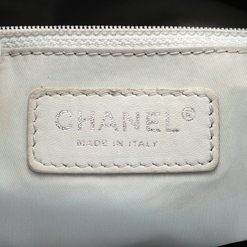 Small Bicolor Quilted Coated Canvas Paris Biarritz Tote - Image 5