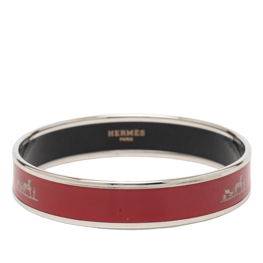 Narrow Caleche Enamel Bangle 62 - Image 1