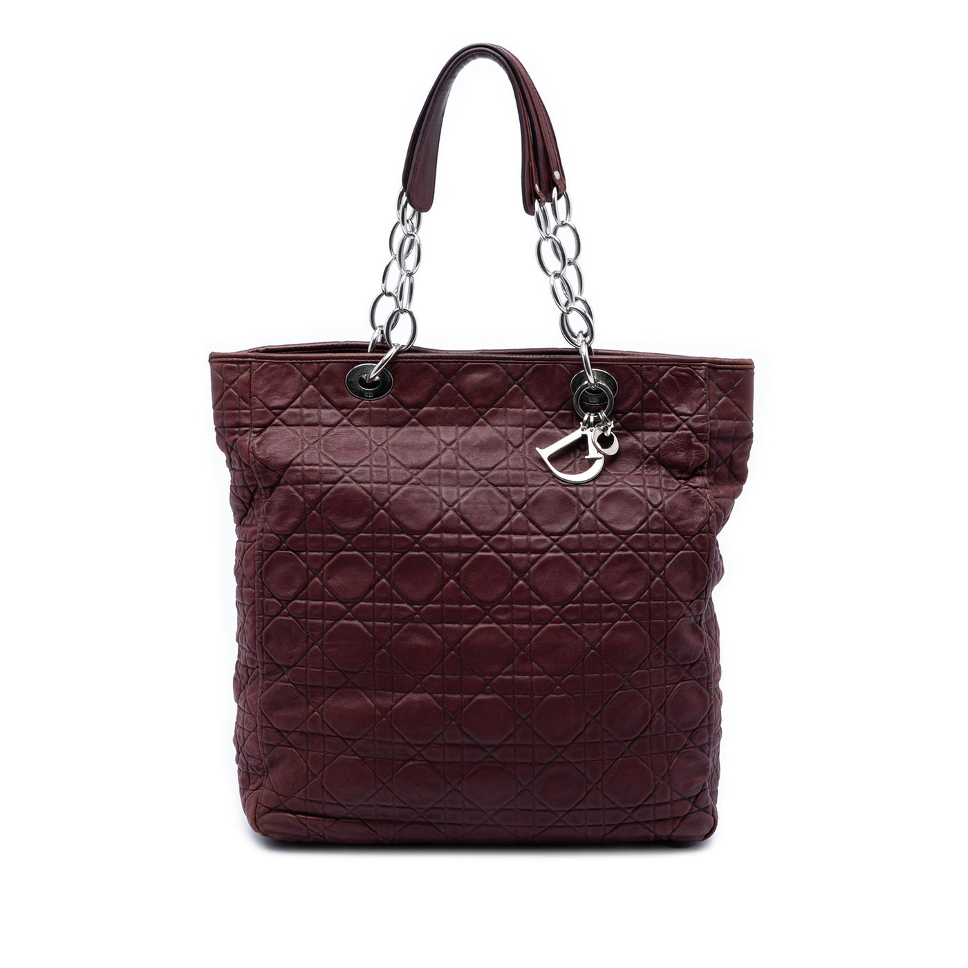 Large Lambskin Cannage Lady Dior Soft Shopping Tote - Image 1