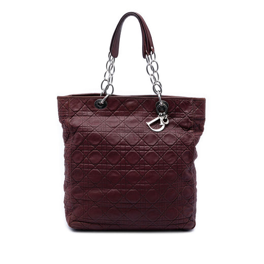 Large Lambskin Cannage Lady Dior Soft Shopping Tote - Image 1
