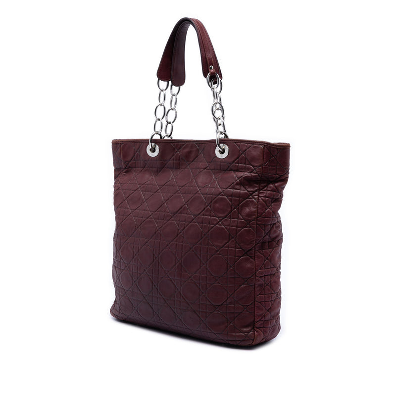 Large Lambskin Cannage Lady Dior Soft Shopping Tote - Image 2