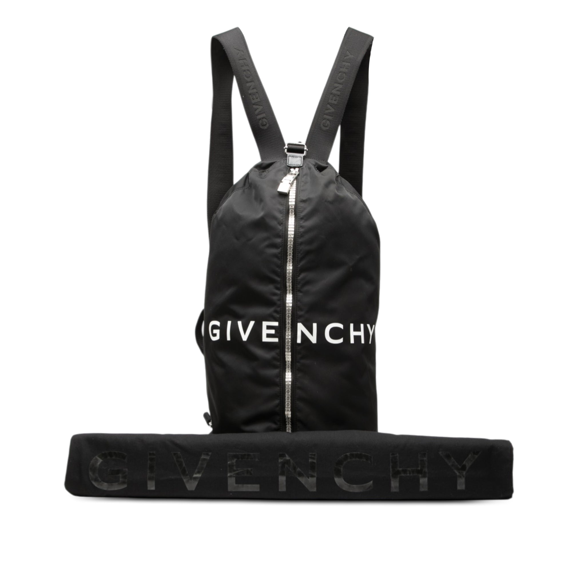 Nylon G Zip Duffle Backpack - Image 8