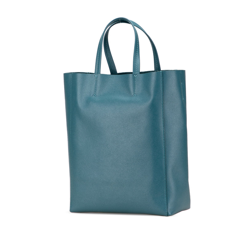 Small Grained Calfskin Vertical Cabas Satchel - Image 2