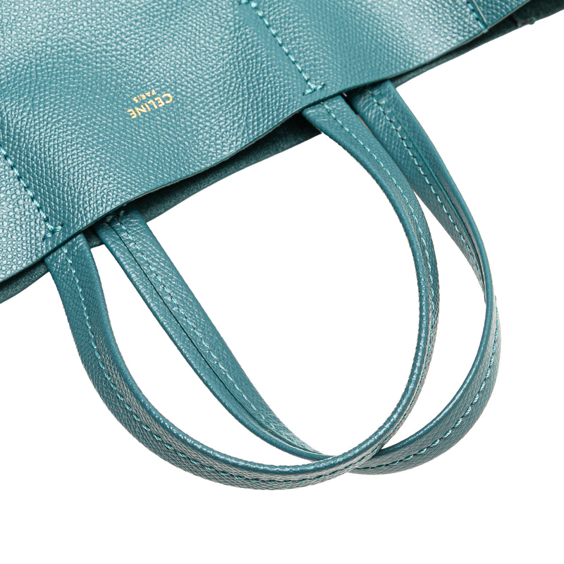 Small Grained Calfskin Vertical Cabas Satchel - Image 9