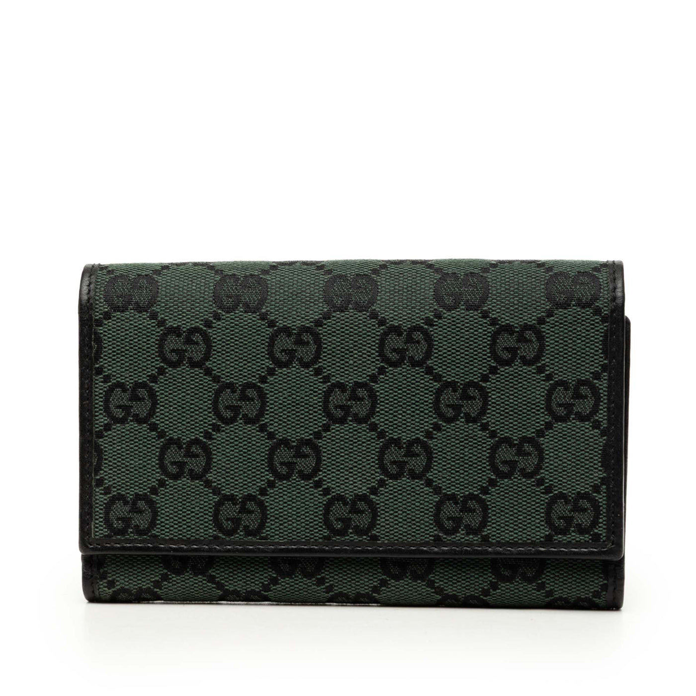 GG Canvas Trifold Long Wallet - Image 1