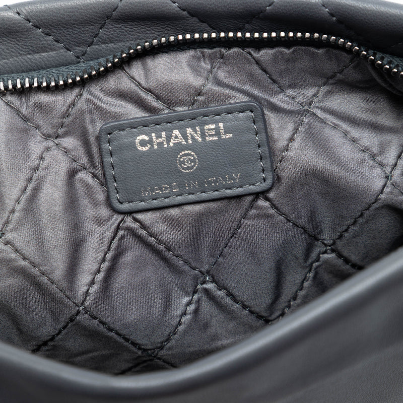 CC Quilted Lambskin Foldover Clutch - Image 5
