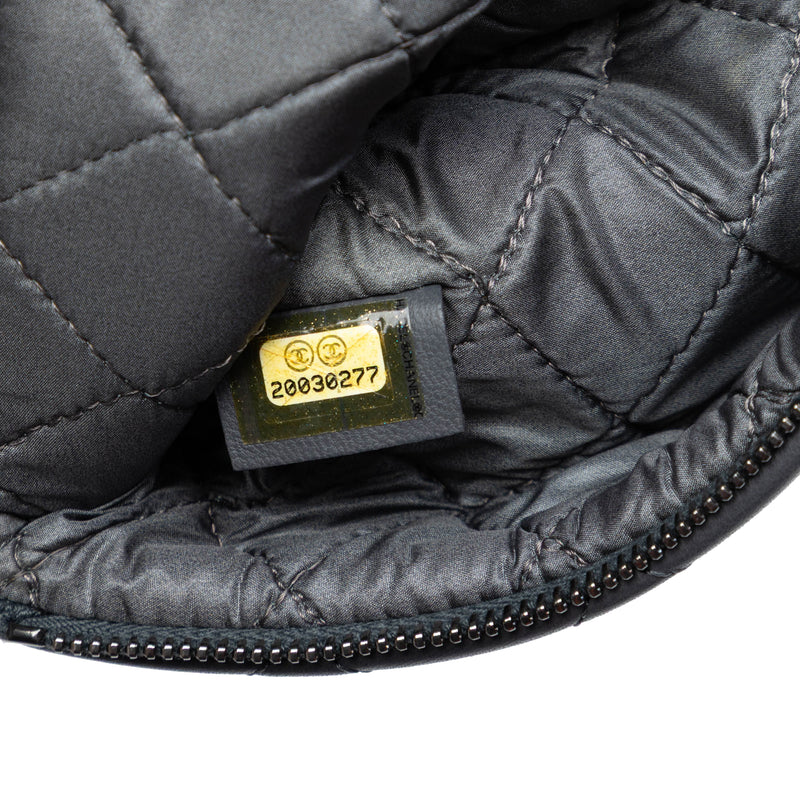 CC Quilted Lambskin Foldover Clutch - Image 6