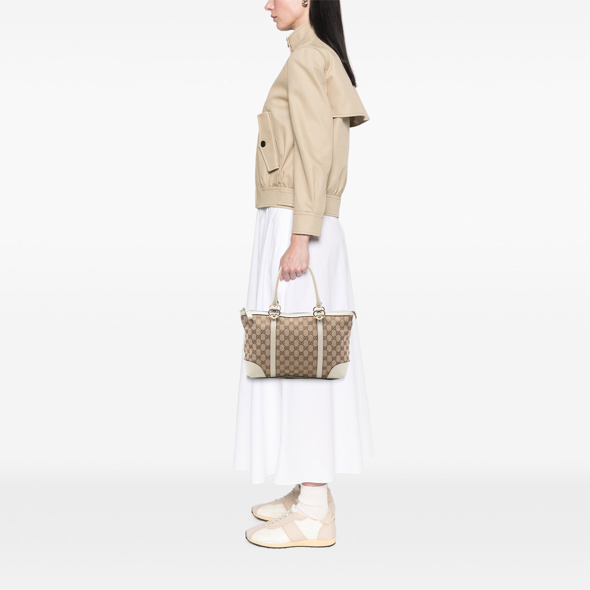 GG Canvas Lovely Tote - Image 7