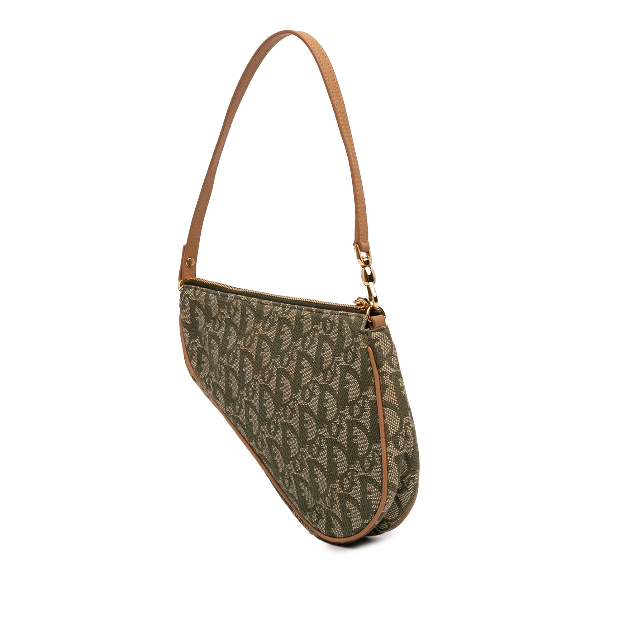 Mini Diorissimo Canvas Saddle Pochette - Image 2