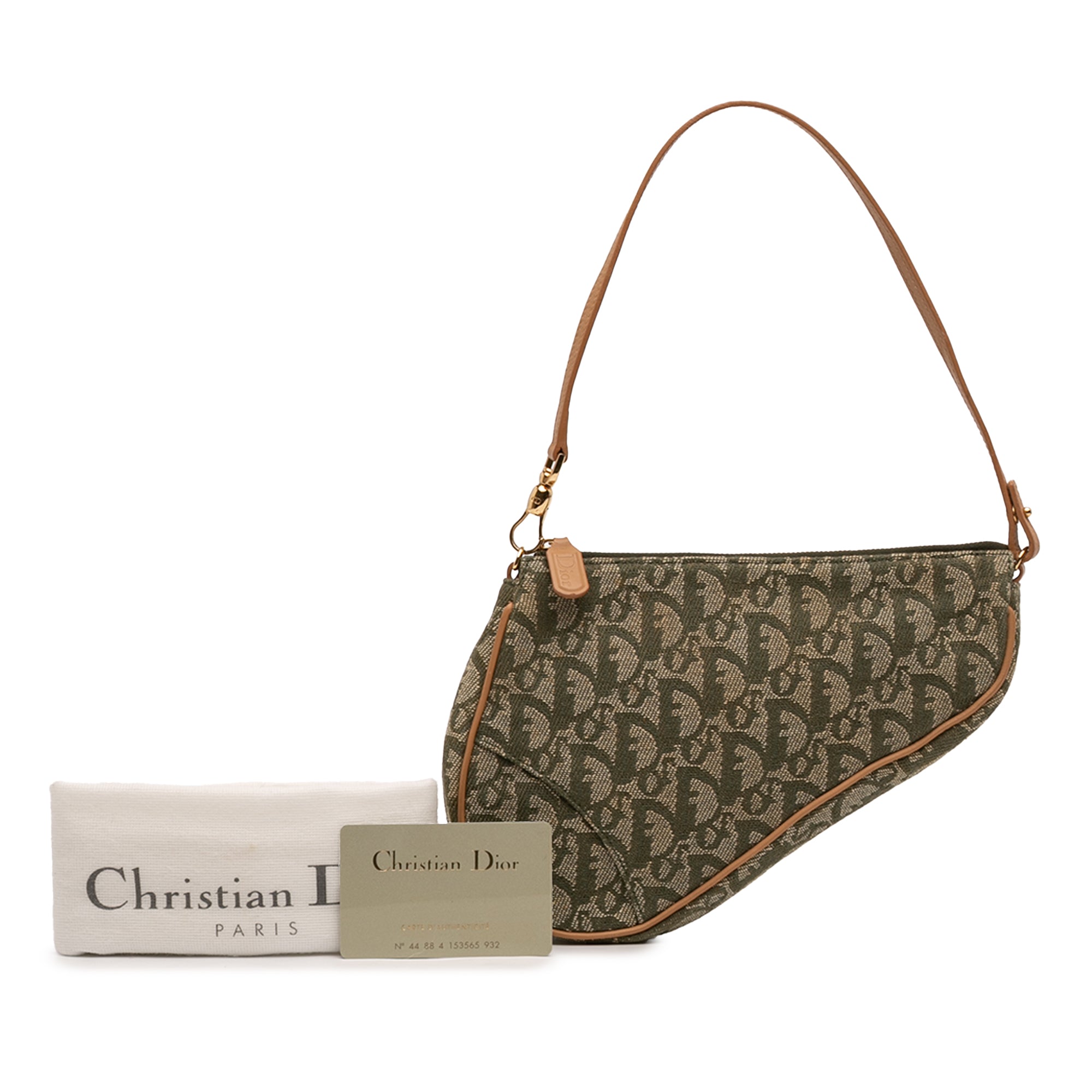 Mini Diorissimo Canvas Saddle Pochette - Image 7