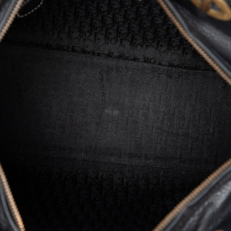Large Grained Calfskin Lady Dior - Image 4