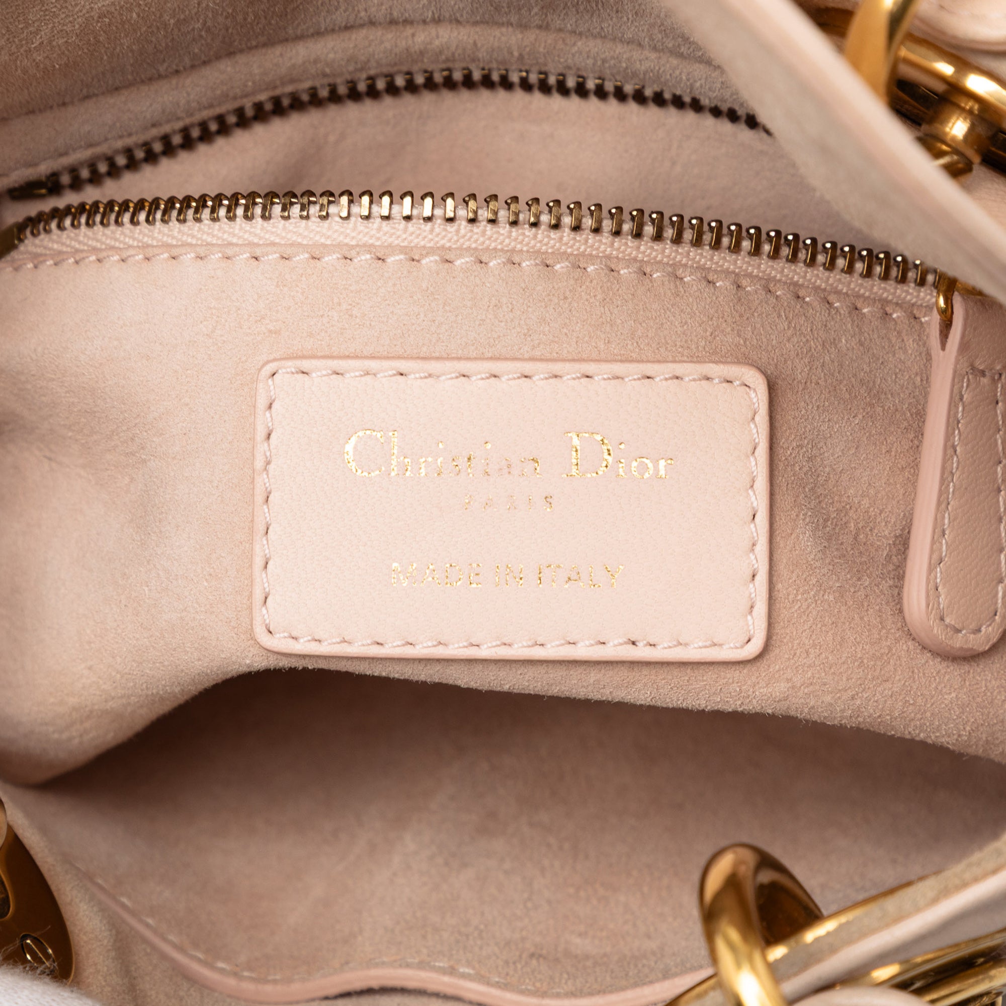 Mini Lambskin Cannage Studded Supple Lady Dior - Image 5