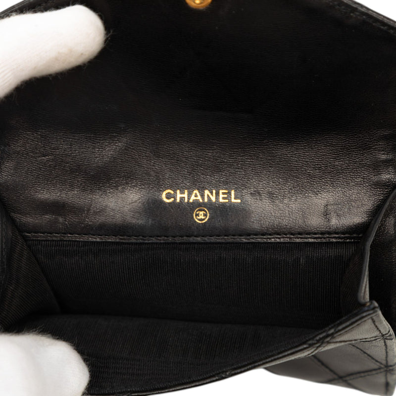 CC Quilted Lambskin Compact Wallet - Image 5