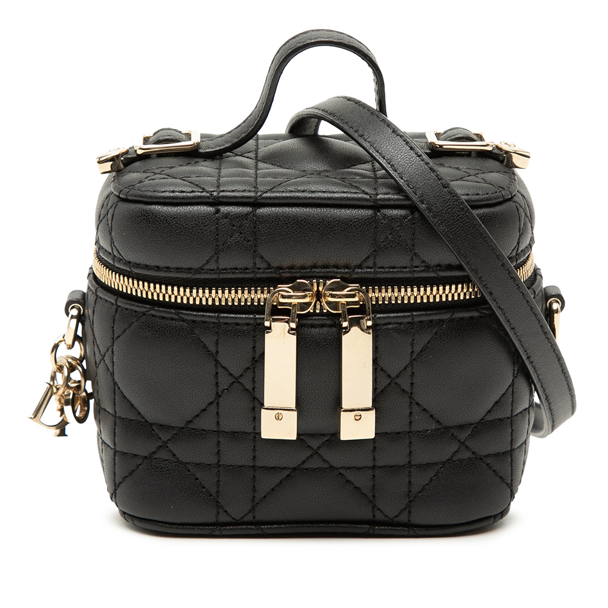 Micro Lambskin Cannage Lady Dior Vanity Case - Image 1