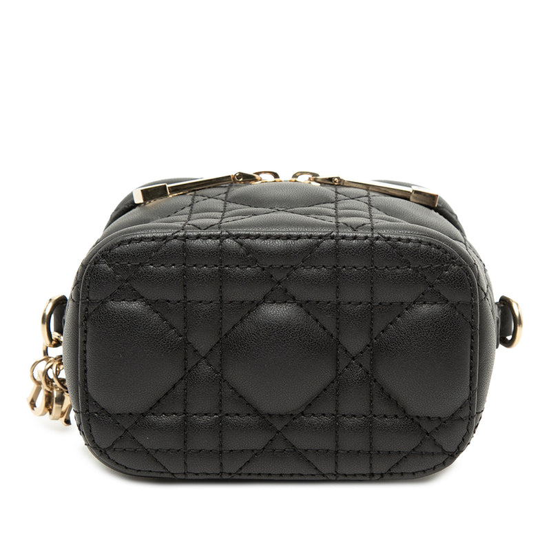Micro Lambskin Cannage Lady Dior Vanity Case - Image 3