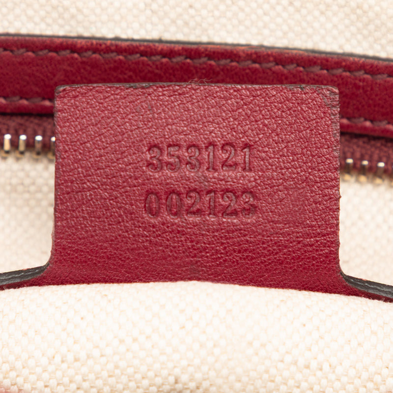 Small Guccissima Bree Satchel - Image 6
