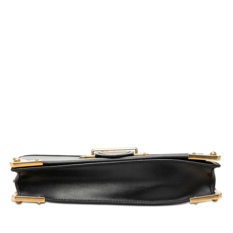 City Calf and Saffiano Cahier Chain Clutch - Image 3