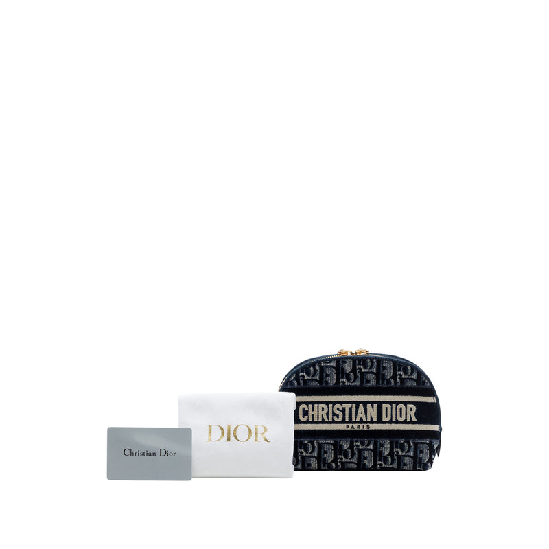 Velvet Oblique Cosmetic Pouch - Image 7