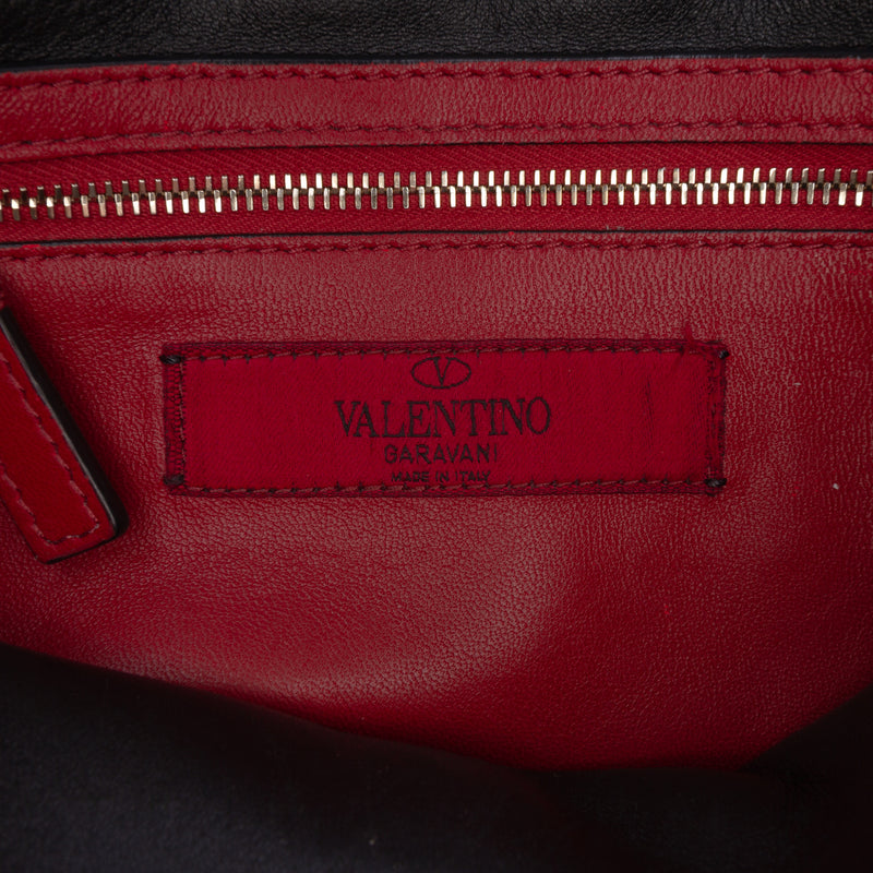 Medium Lambskin VLTN Rockstud Spike Satchel - Image 5