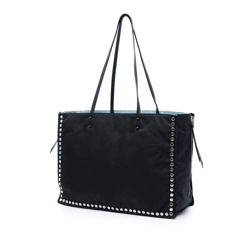 Studded Tessuto Etiquette Tote - Image 2