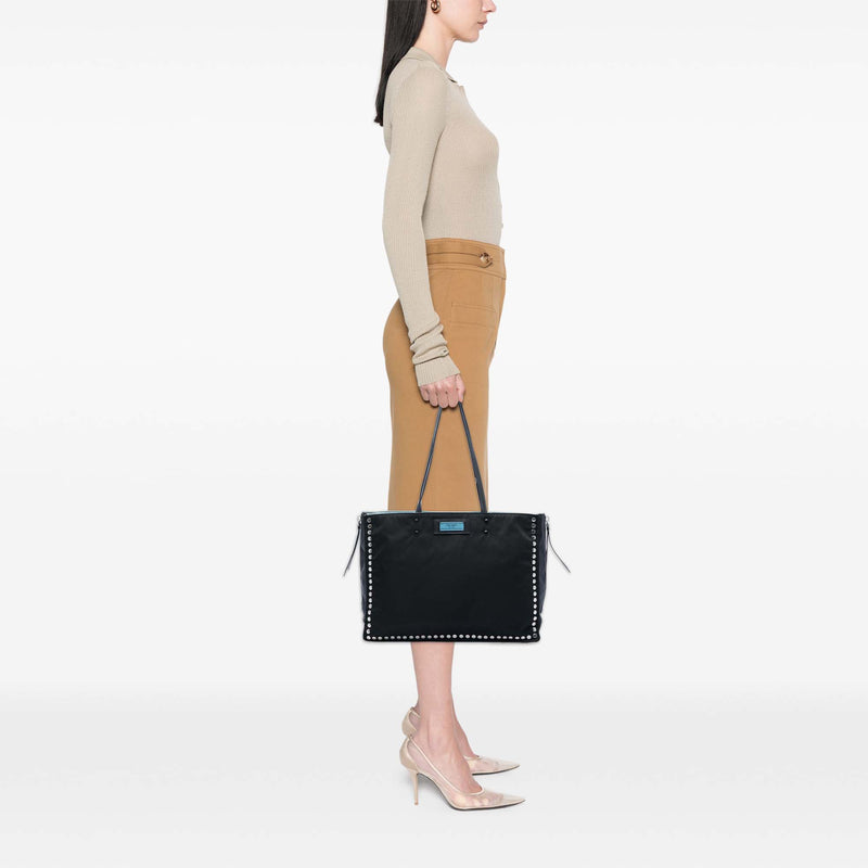 Studded Tessuto Etiquette Tote - Image 6