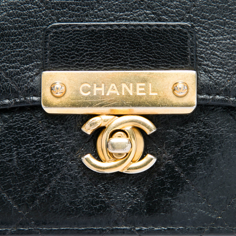 Stitched Goatskin Golden CC Wallet On Chain - Image 6