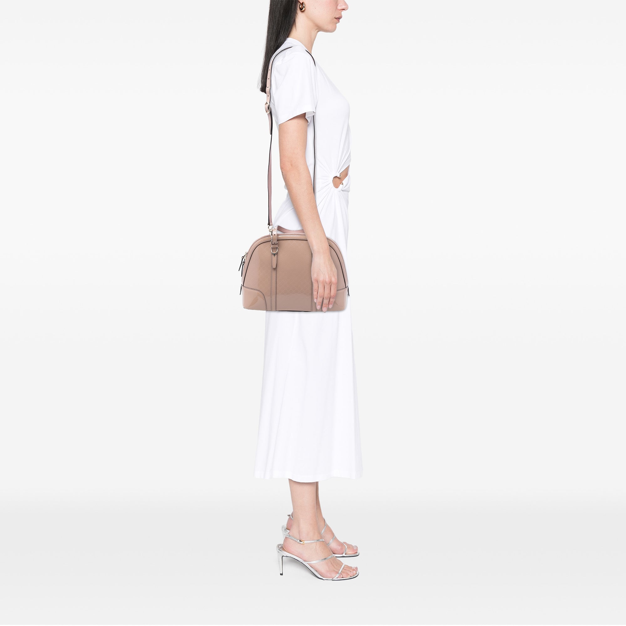 Small Microguccissima Patent Nice Satchel - Image 7