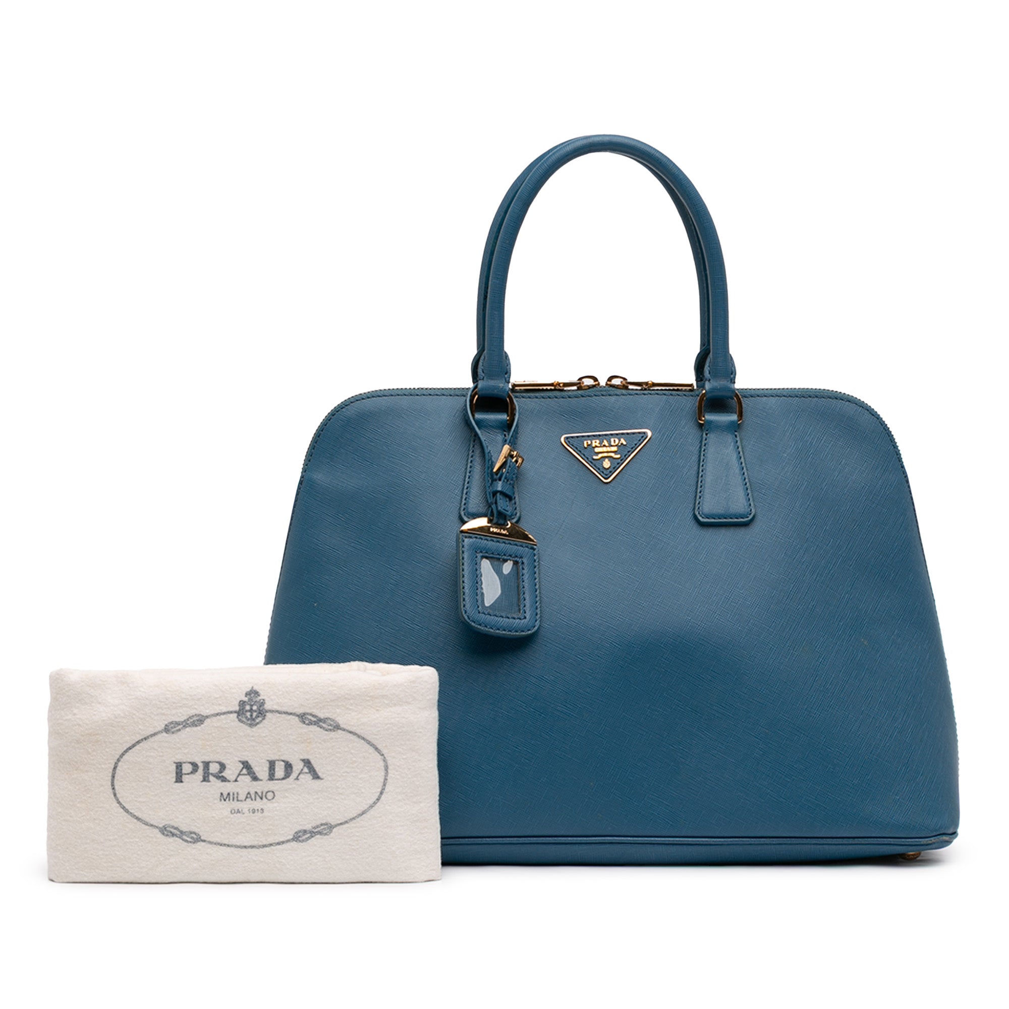 Large Saffiano Lux Promenade Satchel - Image 13
