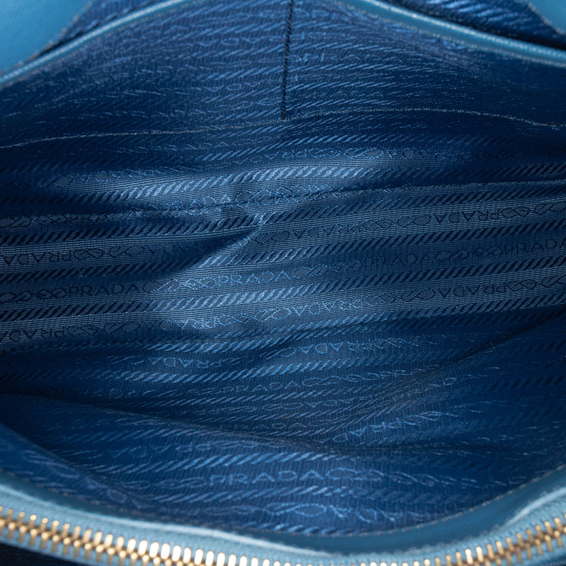 Large Saffiano Lux Promenade Satchel - Image 4