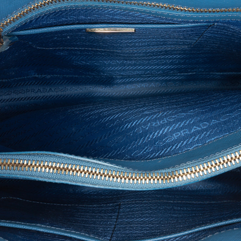 Large Saffiano Lux Promenade Satchel - Image 6