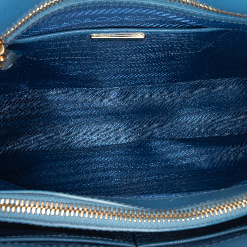 Large Saffiano Lux Promenade Satchel - Image 7