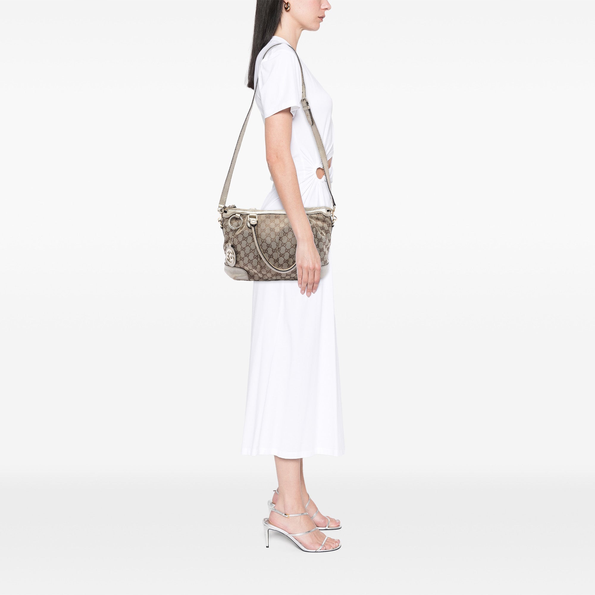 GG Canvas Sukey Satchel - Image 7