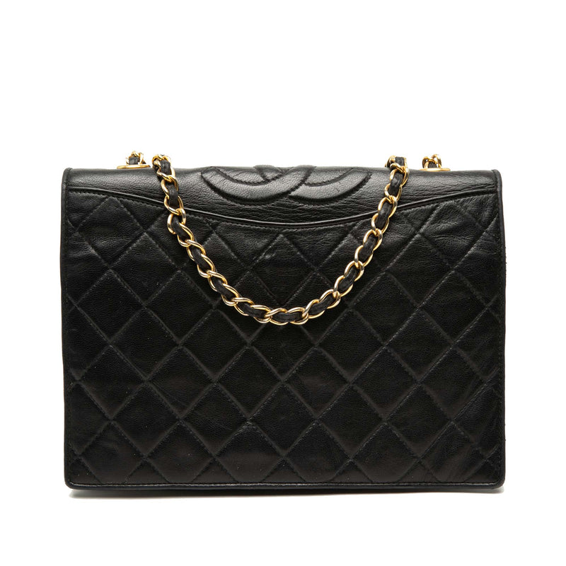 CC Quilted Lambskin Full Flap