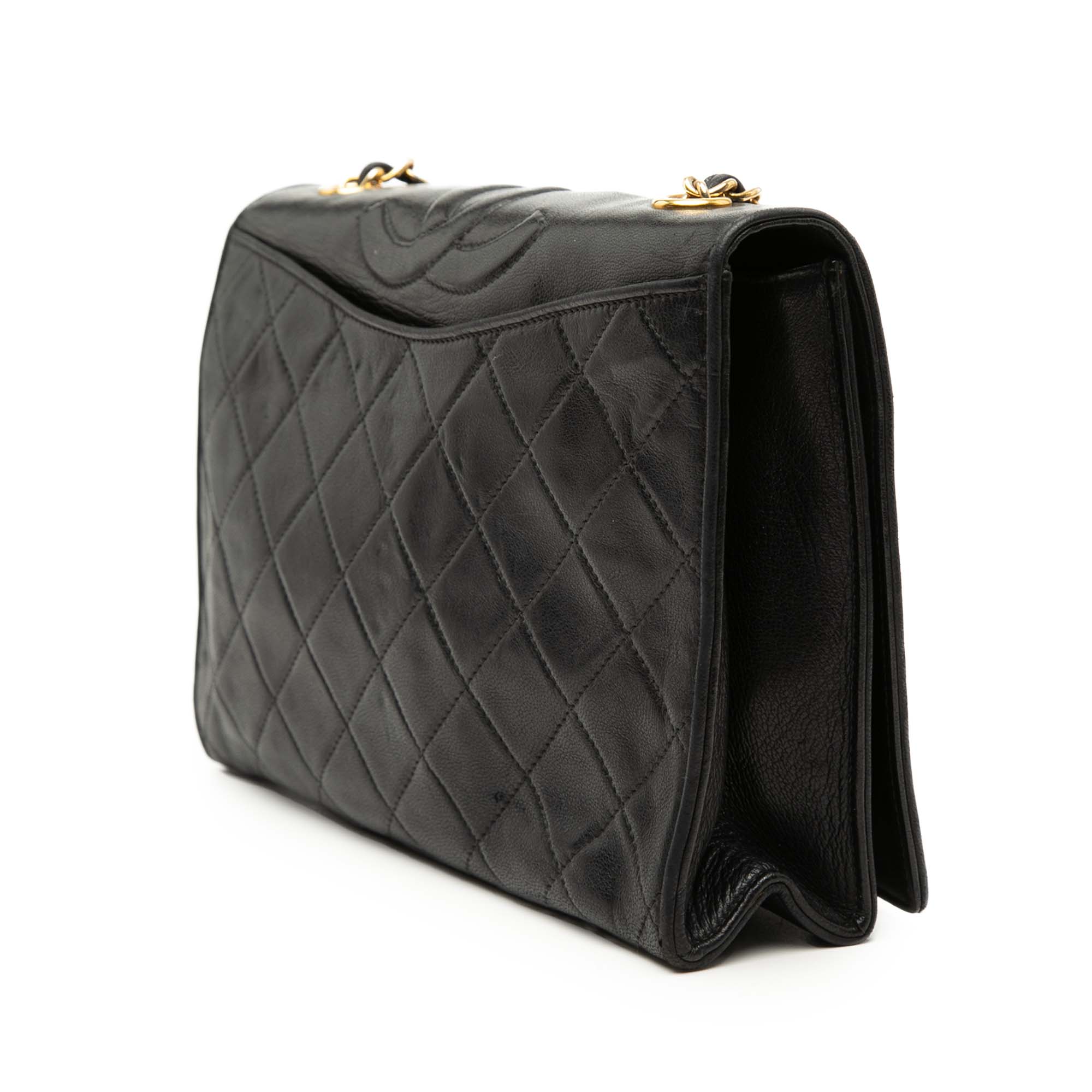 CC Quilted Lambskin Full Flap - Image 2