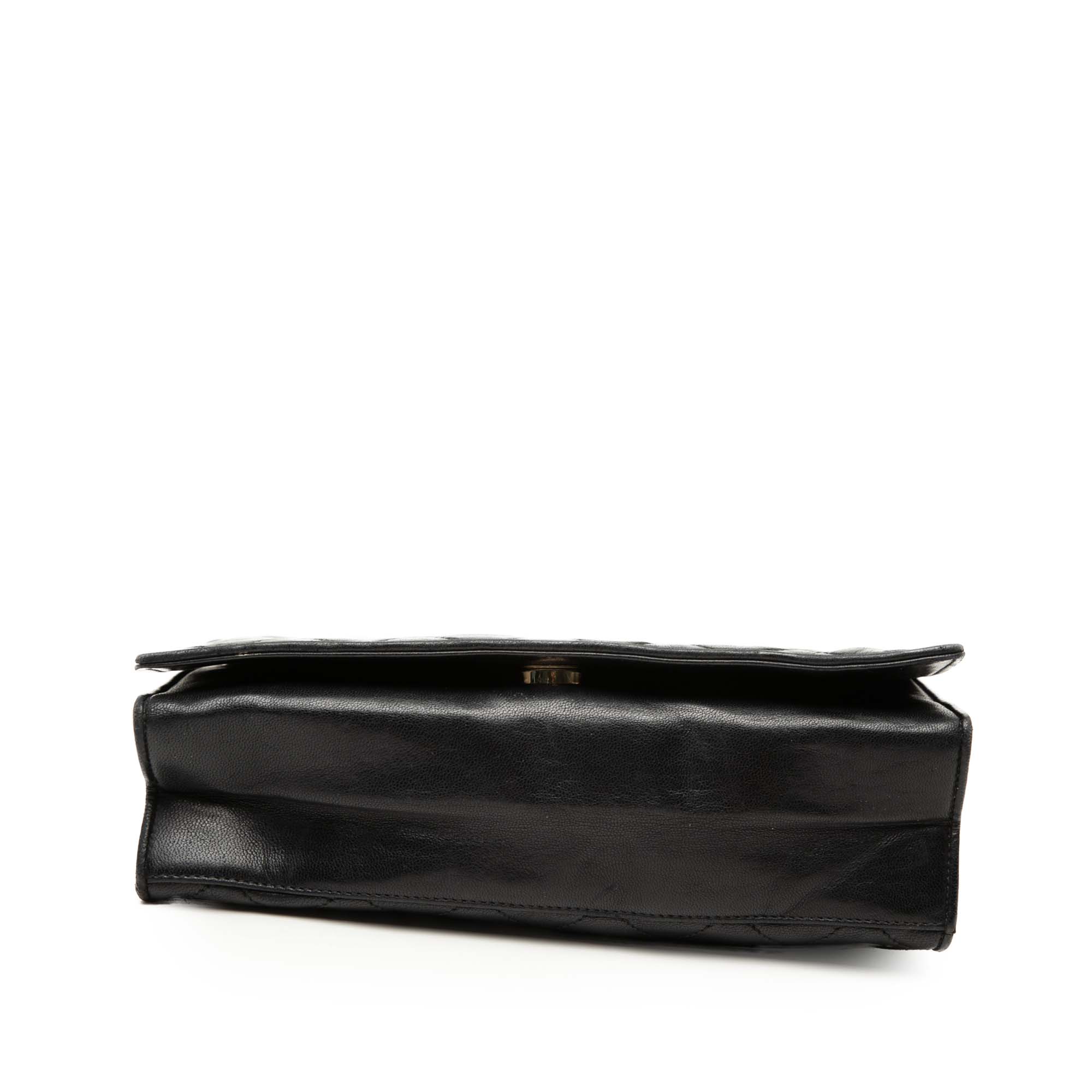 CC Quilted Lambskin Full Flap - Image 3