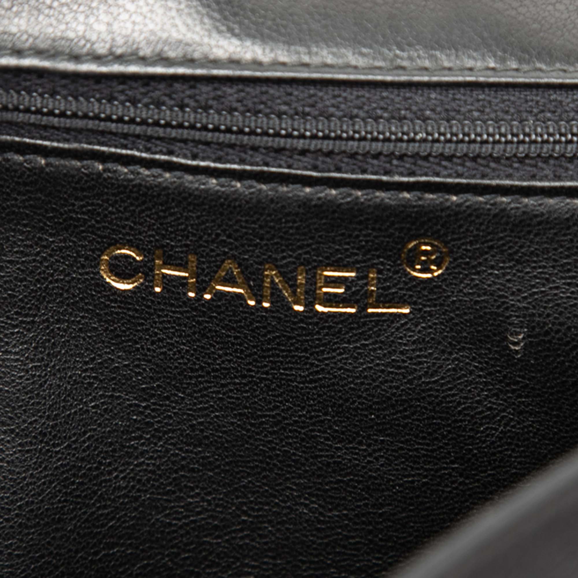 CC Quilted Lambskin Full Flap - Image 5