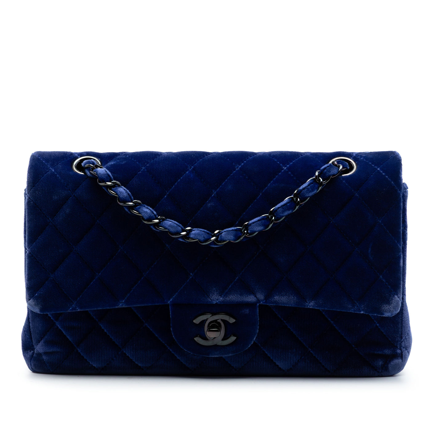 Medium Classic Velvet Double Flap - Image 1