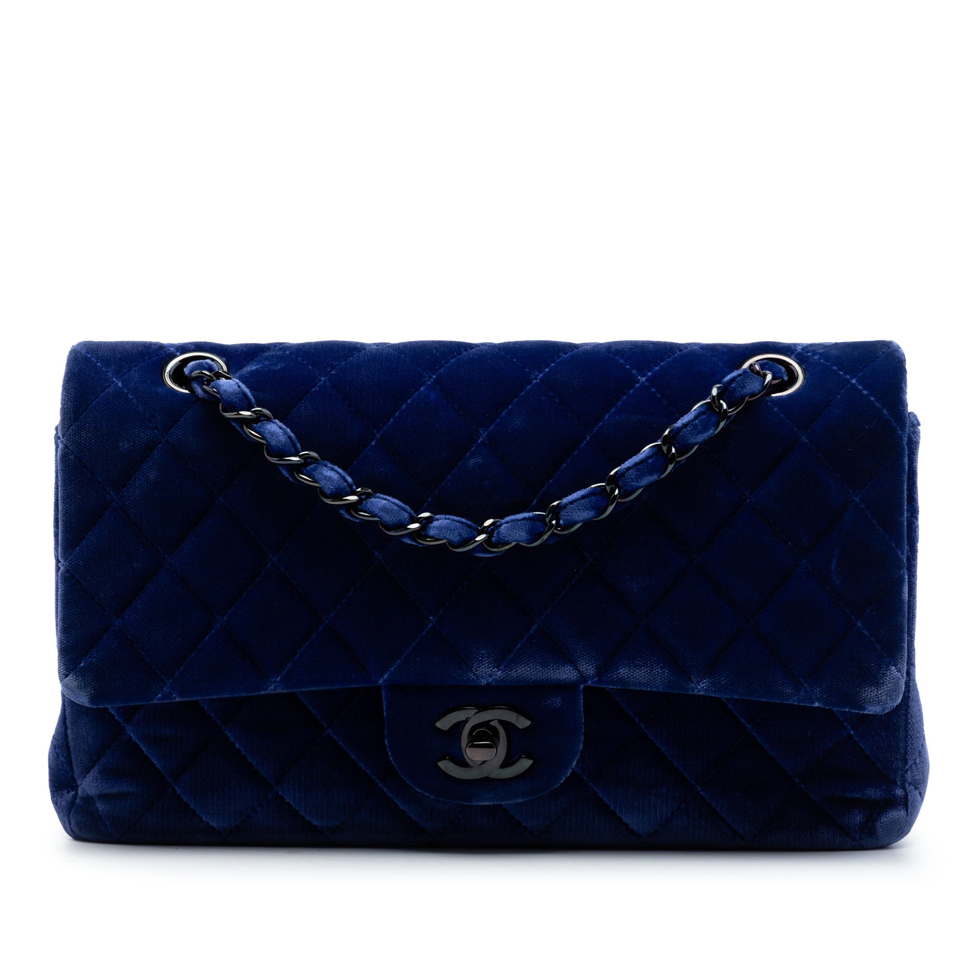 Medium Classic Velvet Double Flap - Image 1